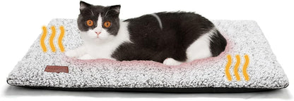 Self-Heating Pet Bed Mat – Thermal Warming Pad for Cats & Dogs, Soft and Thickened for Indoor/Outdoor Use