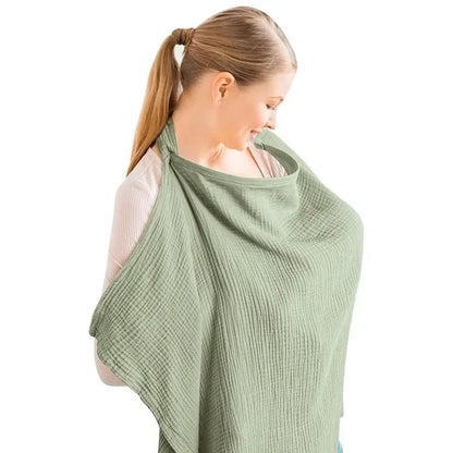 Breathable Nursing Cover – Adjustable Breastfeeding Apron for Outdoor Privacy