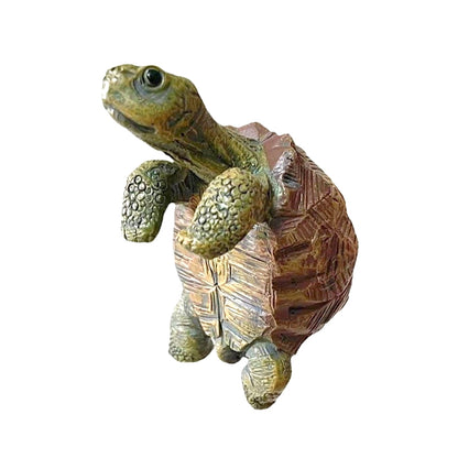 Turtle Pot Hugger – Cute Resin Tortoise for Planters & Garden Decor