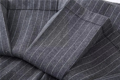 Mooyufon Fashion Women's High Waist Shorts Skirts Pleated Skirt Shorts Women Striped Bermuda Shorts Woman Casual Mini Shorts