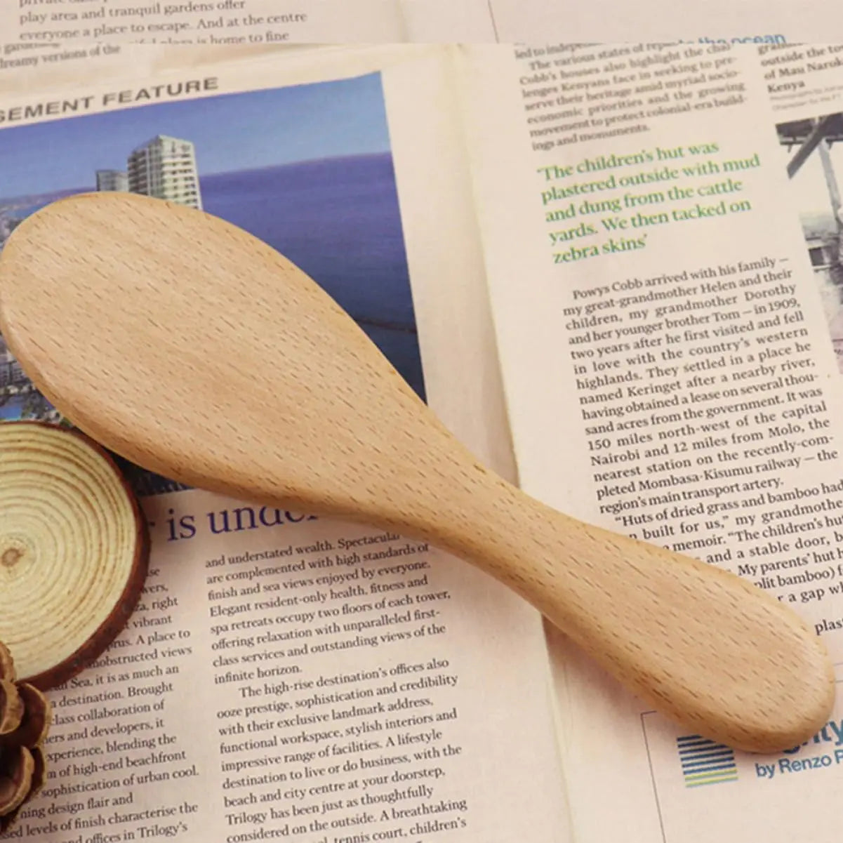 2pcs Baby Comb Set Baby Care Hair Brush Beech Soft Wool Wood Comb Newborn Massager Baby Shower And Gift Baby Hair Soothing