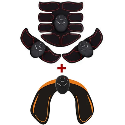 Wireless EMS Muscle Stimulator ABS Abdominal Muscle Trainer Toner Body Fitness Hip Trainer Shaping Patch Sliming Trainer Unisex