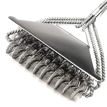 Grill Brush and Scraper, Best BBQ Cleaner, Perfect Tools for All Grill Types, Including Weber, Ideal Barbecue Accessories