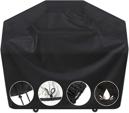 BBQ Grill Barbeque Cover Anti-Dust Waterproof Weber Heavy Duty Charbroil BBQ Cover Outdoor Rain Protective Barbecue Cover