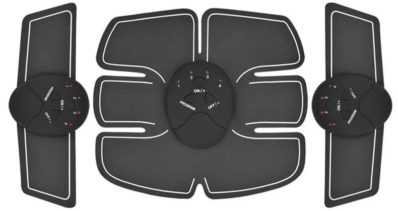Wireless EMS Muscle Stimulator ABS Abdominal Muscle Trainer Toner Body Fitness Hip Trainer Shaping Patch Sliming Trainer Unisex