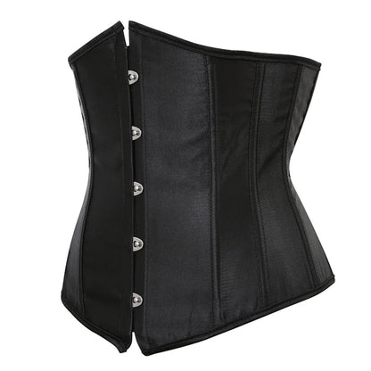 Underbust Corset Sexy Waist Slimming Corset Bustiers Body Shaper for Women Steampunk Lace-up Corset Belt Waist Trainer