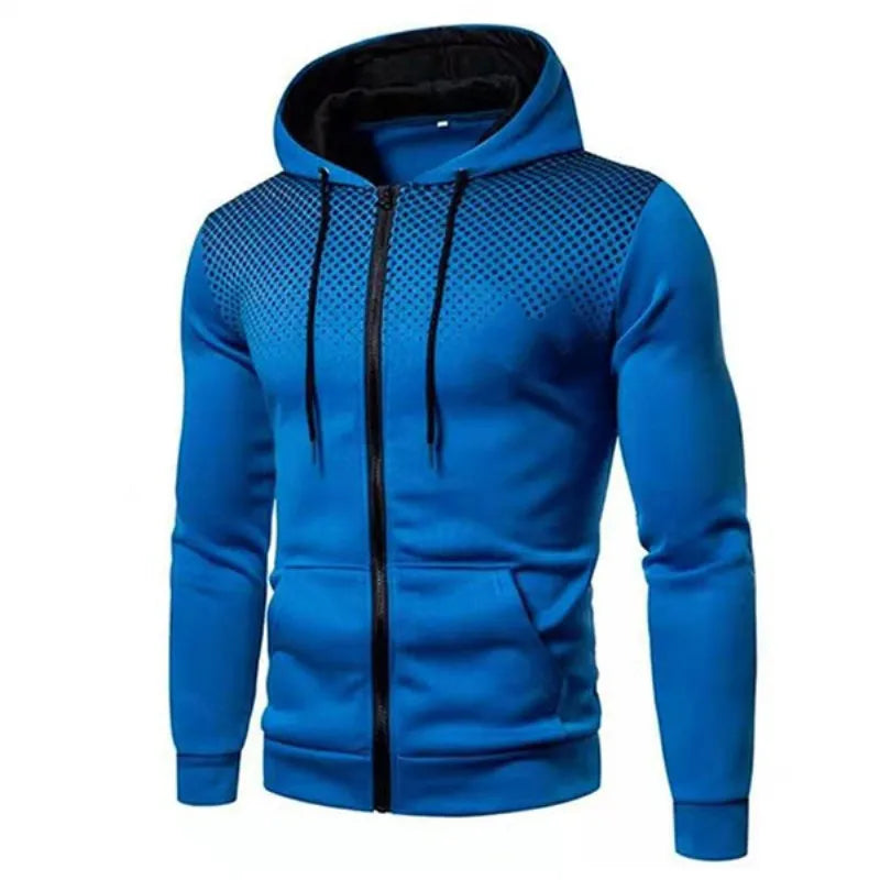 Autumn and Winter Casual Jacket for Men All Elite Wrestling Zipper Hoodie with Pocket Printing Sweater Sportwear