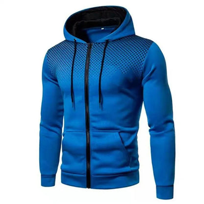 Autumn and Winter Casual Jacket for Men All Elite Wrestling Zipper Hoodie with Pocket Printing Sweater Sportwear