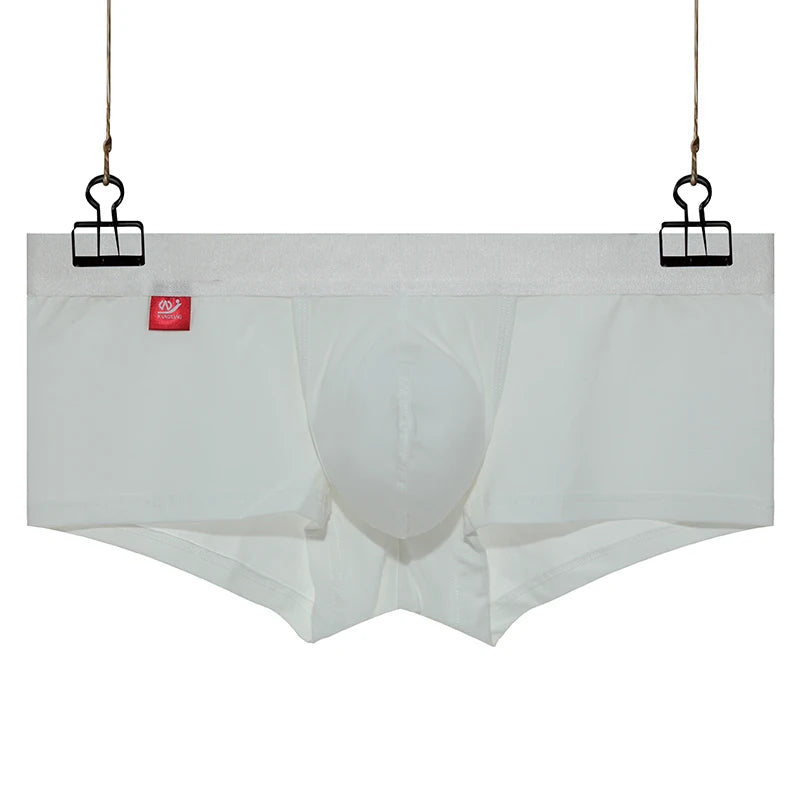 Open Front Underwear Men Cotton Sexy Men's Boxer Shorts Panties Breathable Pouch Bulge Underpants Male