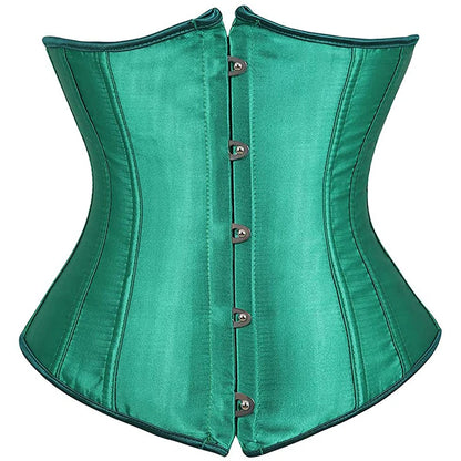 Underbust Corset Sexy Waist Slimming Corset Bustiers Body Shaper for Women Steampunk Lace-up Corset Belt Waist Trainer