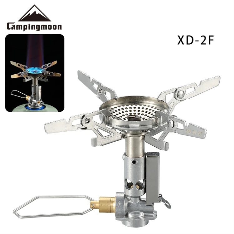 Campingmoon Adjustable mini Camping accessories portable camping gas Stove