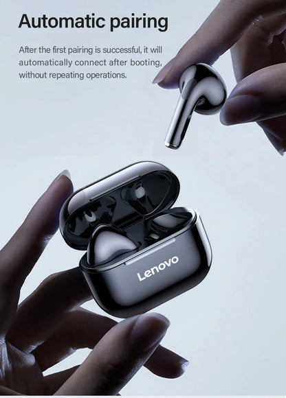 Lenovo LP40PRO/LP40 5pcs Wireless Earphone Bluetooth 5.0 Dual Stereo Noise Reduction Bass Touch Control Long Standby 230mA