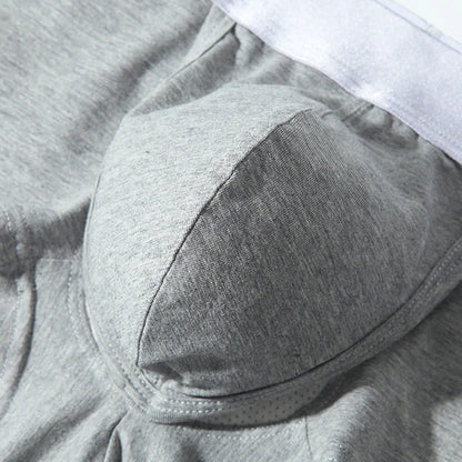 Open Front Underwear Men Cotton Sexy Men's Boxer Shorts Panties Breathable Pouch Bulge Underpants Male