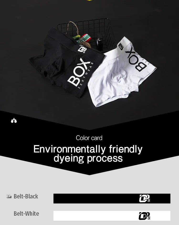 ORLVS Mens Boxer Sexy Underwear Soft Boxershorts Cotton Underpants Male Panties 3D Pouch Shorts Under Wear Pants Short