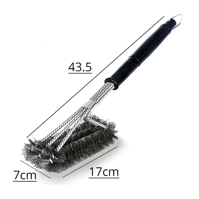 Grill Brush and Scraper, Best BBQ Cleaner, Perfect Tools for All Grill Types, Including Weber, Ideal Barbecue Accessories