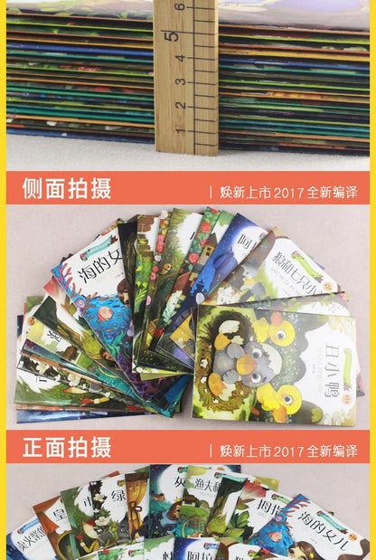 20 Books Chinese and English Bilingual Classic Fairy Tales Mandarin Character Han Zi Pin Yin Bedtime Reading Story Kids Age 0-6