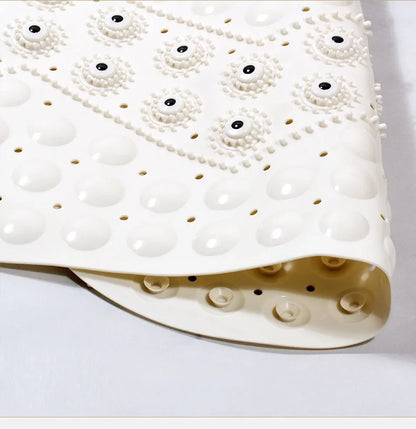 Bathroom Floor Mat, Bedroom Floor Mat, Shower Mat, Non - slip Absorbent Carpet, Oval Plain Water Drop PVC Rug