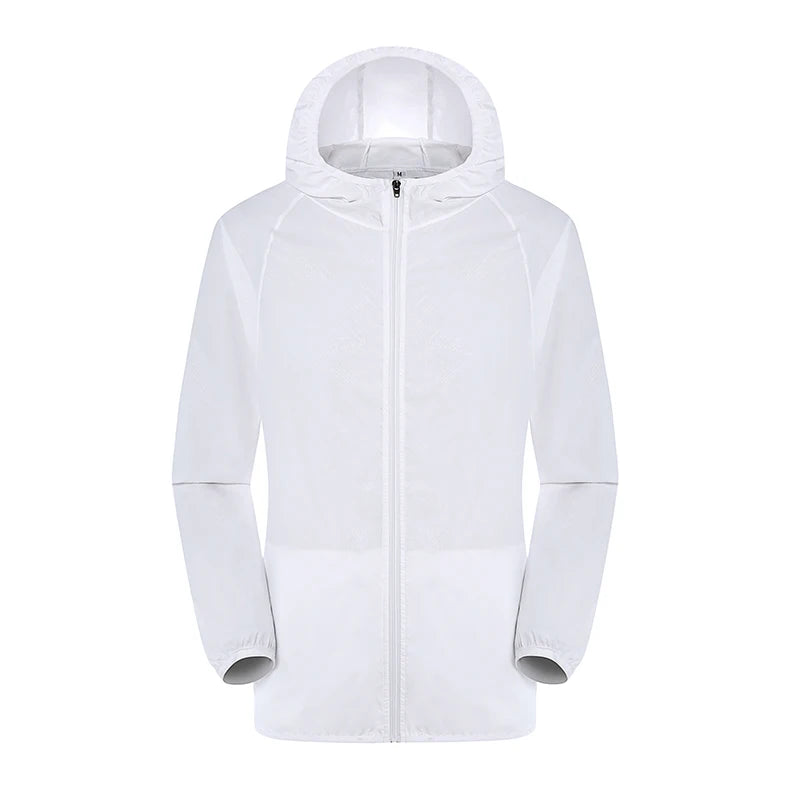 LNGXO Hiking Waterproof Jacket Women Men Camping Running Sun-Protective Windbreaker Quick Dry Outdoor Sport Rain Coat Unisex