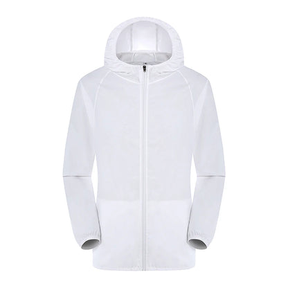 LNGXO Hiking Waterproof Jacket Women Men Camping Running Sun-Protective Windbreaker Quick Dry Outdoor Sport Rain Coat Unisex