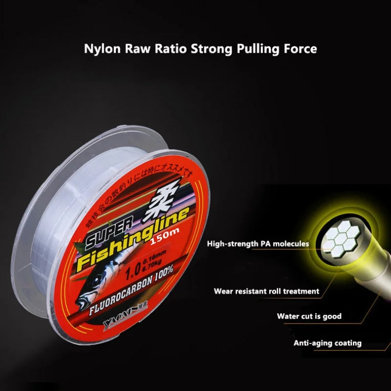 100M 200M Fishing Line Super Strong Japanese 100% Nylon Not Fluorocarbon Fishing Tackle Not linha multifilamento 2020