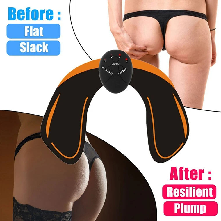 Wireless EMS Muscle Stimulator ABS Abdominal Muscle Trainer Toner Body Fitness Hip Trainer Shaping Patch Sliming Trainer Unisex