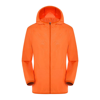 LNGXO Hiking Waterproof Jacket Women Men Camping Running Sun-Protective Windbreaker Quick Dry Outdoor Sport Rain Coat Unisex