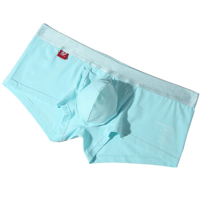 Open Front Underwear Men Cotton Sexy Men's Boxer Shorts Panties Breathable Pouch Bulge Underpants Male