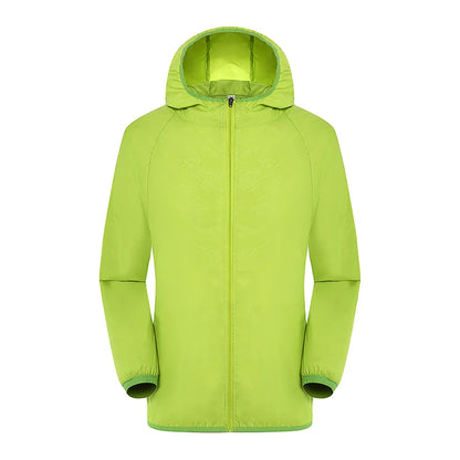 LNGXO Hiking Waterproof Jacket Women Men Camping Running Sun-Protective Windbreaker Quick Dry Outdoor Sport Rain Coat Unisex