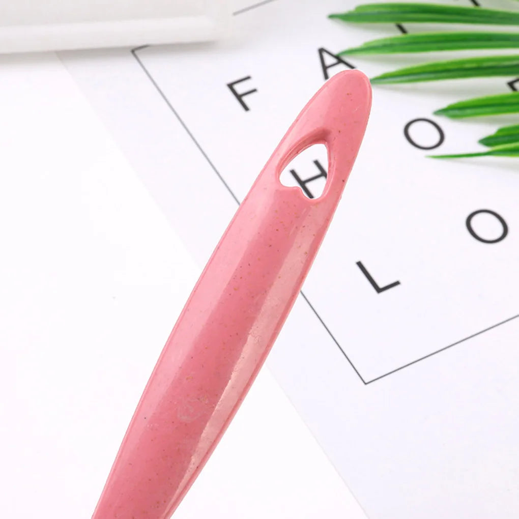 Kitchen Strainer, Solid Color Cooking Colander, Long Handle Soup Spoon, Plastic Kitchen Scoop, Hot Tableware