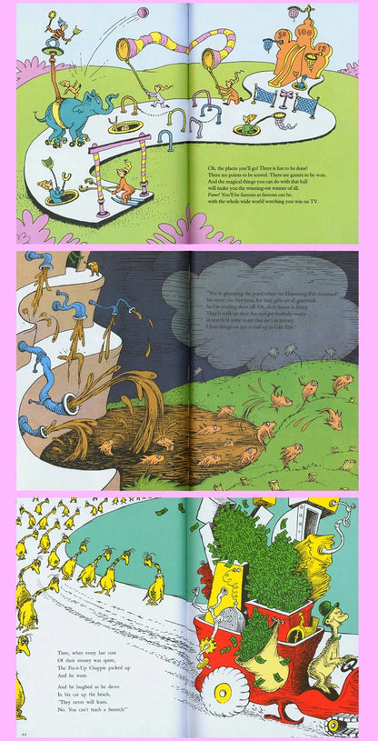 Random 1 Book Dr.Seuss Interesting Story Parent Child Kids Baby Early Education Picture English Books Kids Learning Toys