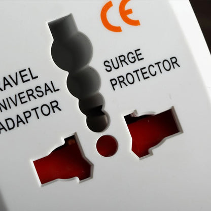 Universal Worldwide All in One Phone Charger Travel Plug Wall AC Power Plug Adapter with Dual USB Charge Port for USA EU UK AU