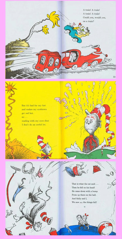 Random 1 Book Dr.Seuss Interesting Story Parent Child Kids Baby Early Education Picture English Books Kids Learning Toys