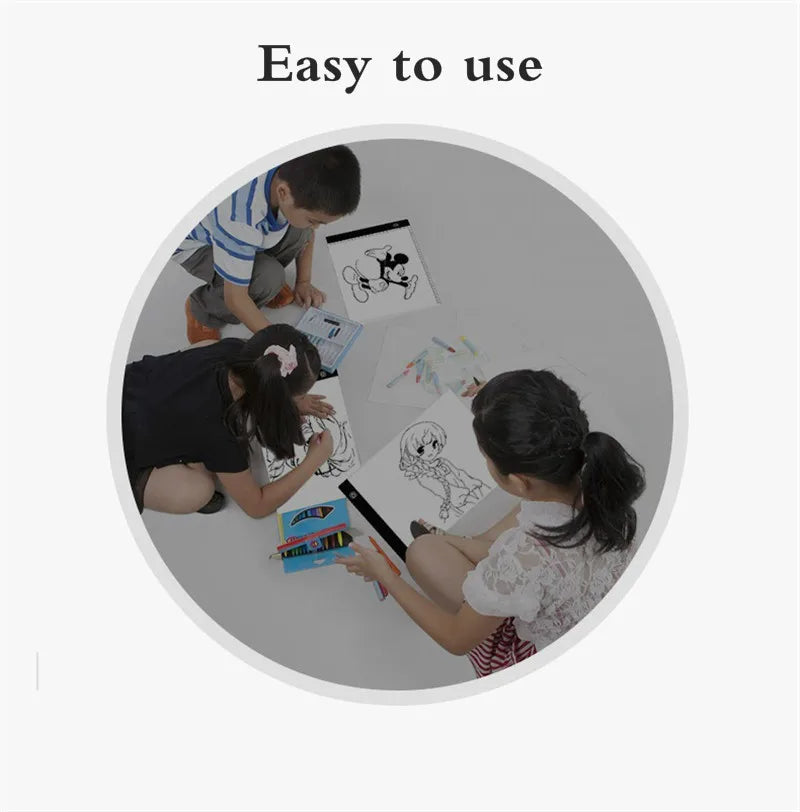 A4 Level Dimmable Led Drawing Copy Pad Board Children's Toy Painting Educational Kids Grow Playmates Creative Gifts For Children