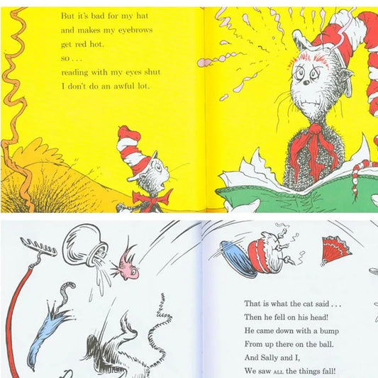 Random 1 Book Dr.Seuss Interesting Story Parent Child Kids Baby Early Education Picture English Books Kids Learning Toys