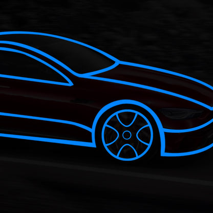 1cmx8m Bike Stickers Reflective Tape Fluorescent Safety Warning Strips MTB Cycling Tapes for Bicycle Helmet Motorcycle Scooter