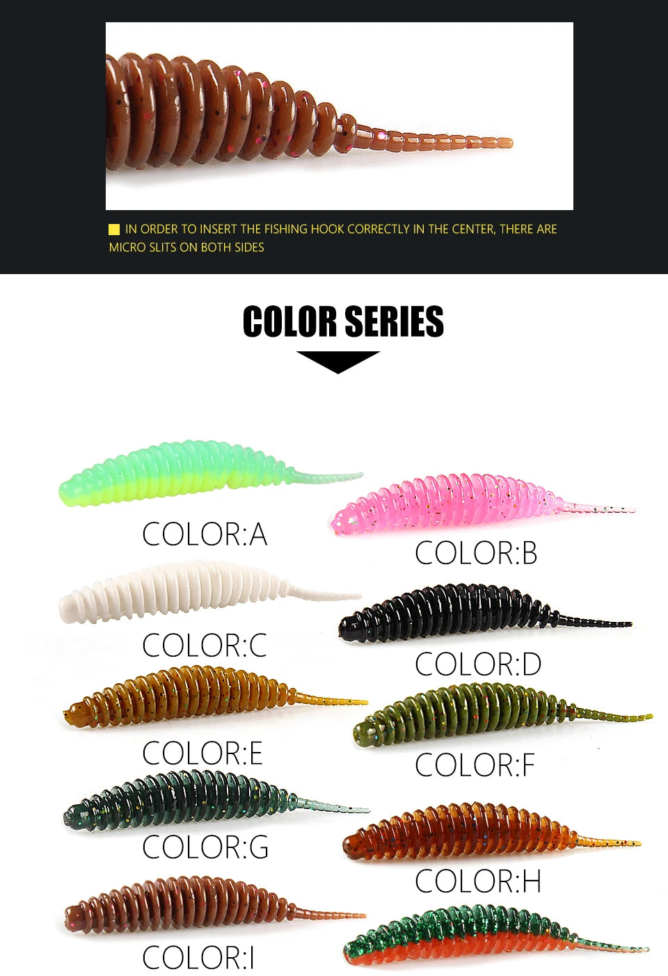 2023 hot Supercontinent worm bait soft bait Tanta Fishy smell fishing lures Pesca carp fishing bass lure Isca artificial PVA