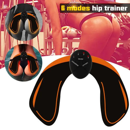 Wireless EMS Muscle Stimulator ABS Abdominal Muscle Trainer Toner Body Fitness Hip Trainer Shaping Patch Sliming Trainer Unisex