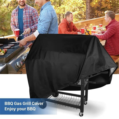 BBQ Grill Barbeque Cover Anti-Dust Waterproof Weber Heavy Duty Charbroil BBQ Cover Outdoor Rain Protective Barbecue Cover