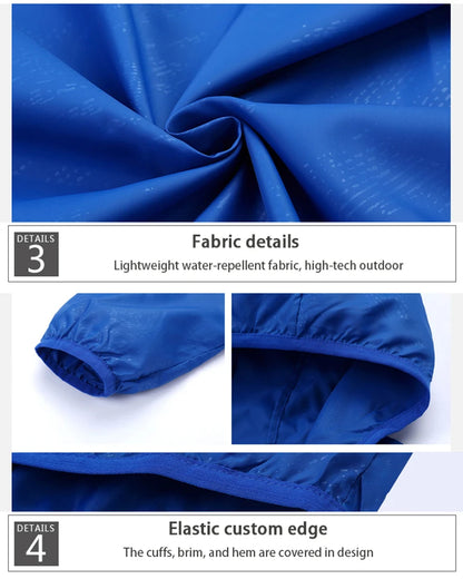 LNGXO Hiking Waterproof Jacket Women Men Camping Running Sun-Protective Windbreaker Quick Dry Outdoor Sport Rain Coat Unisex