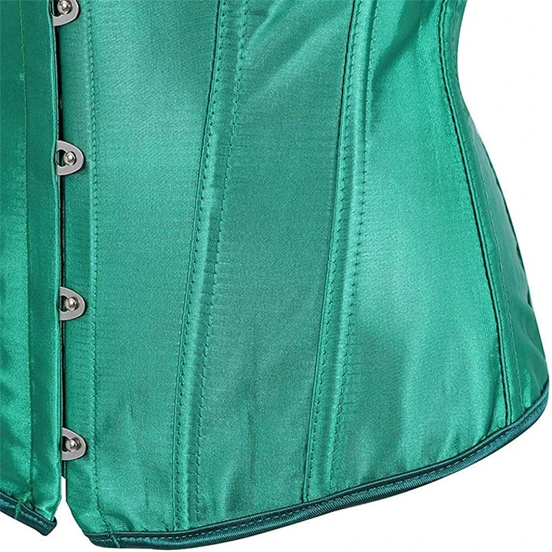 Underbust Corset Sexy Waist Slimming Corset Bustiers Body Shaper for Women Steampunk Lace-up Corset Belt Waist Trainer