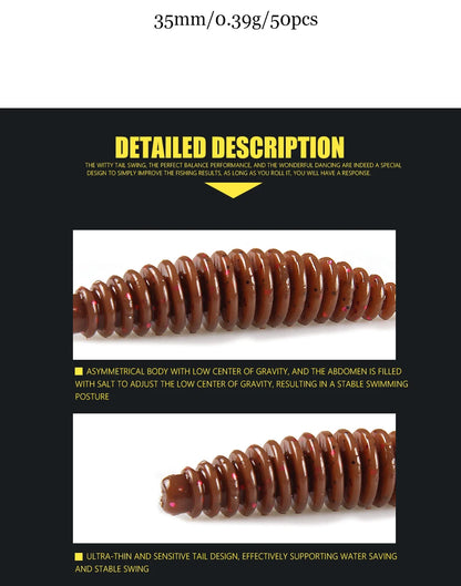 2023 hot Supercontinent worm bait soft bait Tanta Fishy smell fishing lures Pesca carp fishing bass lure Isca artificial PVA