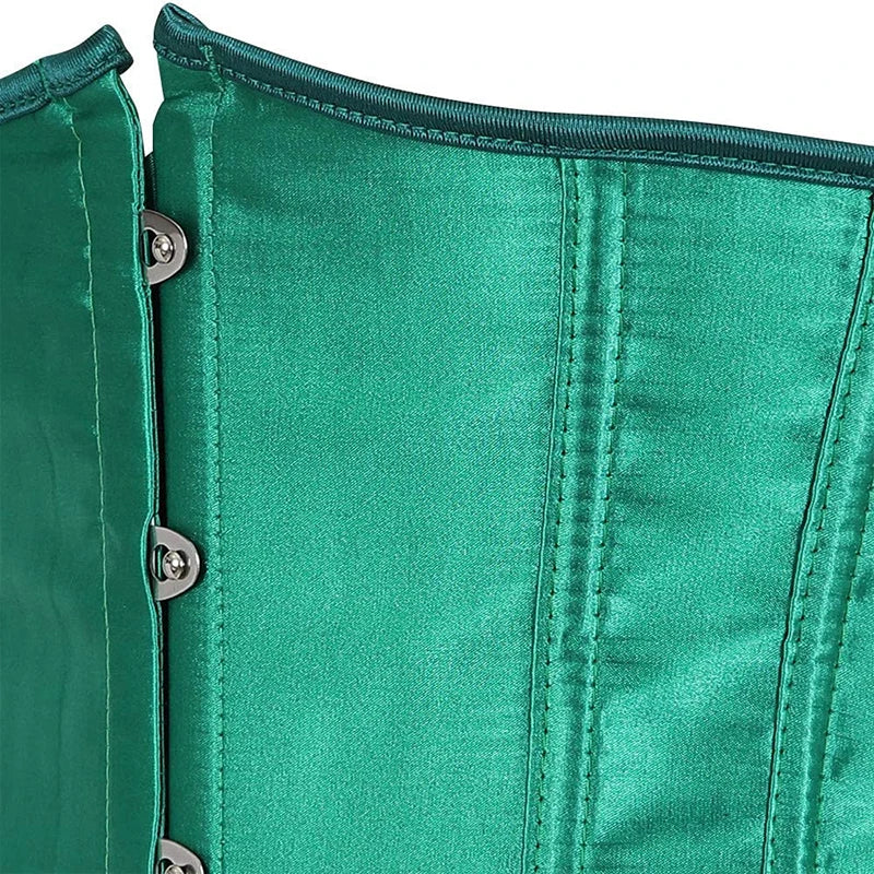 Underbust Corset Sexy Waist Slimming Corset Bustiers Body Shaper for Women Steampunk Lace-up Corset Belt Waist Trainer