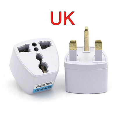 1PC Universal US UK AU To EU Plug USA To Euro Europe Travel Wall AC Power Charger Outlet Adapter Converter 2 Round Pin Socket