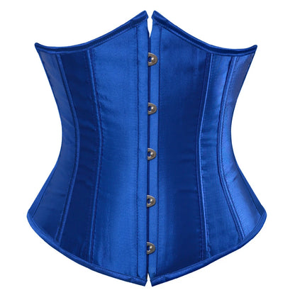 Underbust Corset Sexy Waist Slimming Corset Bustiers Body Shaper for Women Steampunk Lace-up Corset Belt Waist Trainer