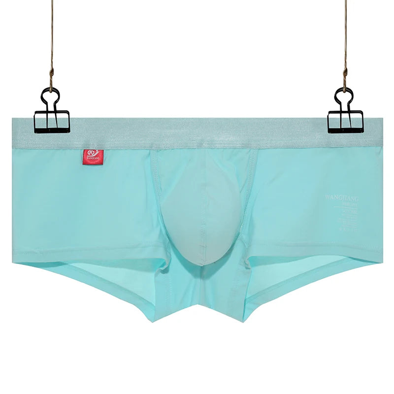 Open Front Underwear Men Cotton Sexy Men's Boxer Shorts Panties Breathable Pouch Bulge Underpants Male