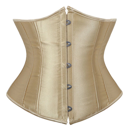 Underbust Corset Sexy Waist Slimming Corset Bustiers Body Shaper for Women Steampunk Lace-up Corset Belt Waist Trainer