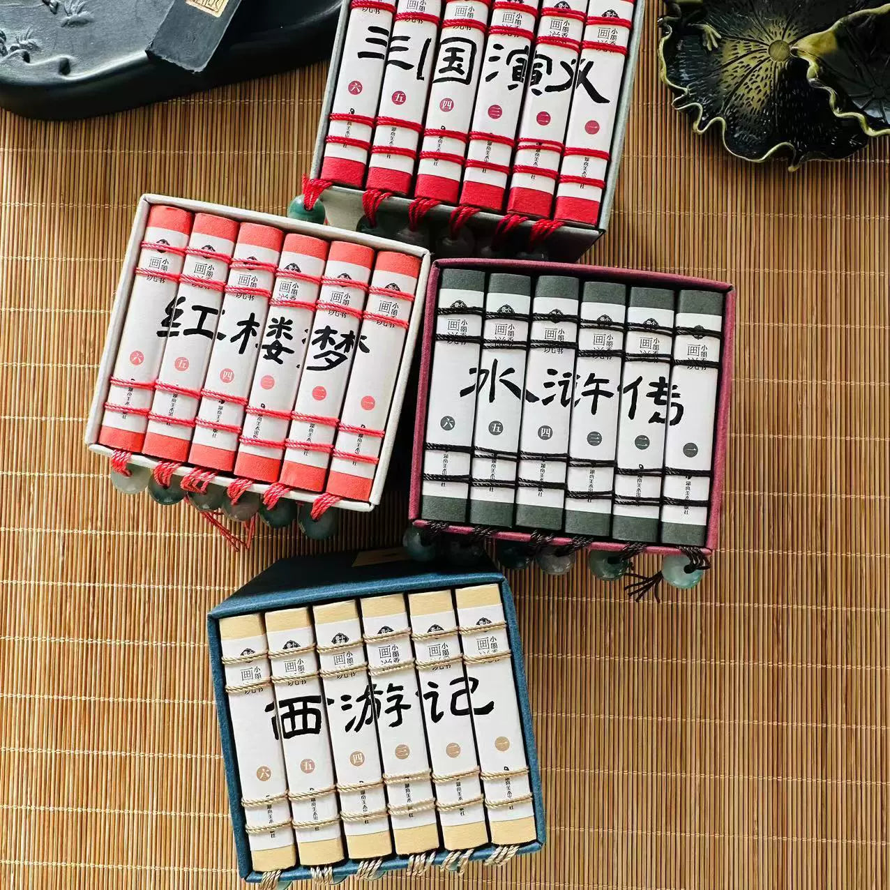 Pocket Book The Four Great Classical Novels of China Comic Strips Manga Mini Books For kids adult Chinese Traditional Culture