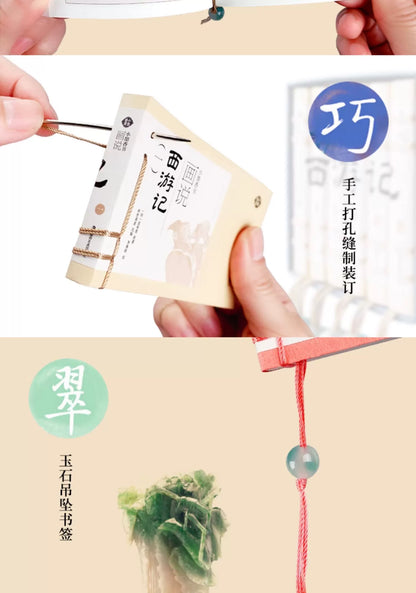 Pocket Book The Four Great Classical Novels of China Comic Strips Manga Mini Books For kids adult Chinese Traditional Culture