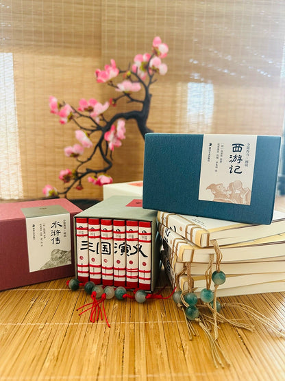 Pocket Book The Four Great Classical Novels of China Comic Strips Manga Mini Books For kids adult Chinese Traditional Culture