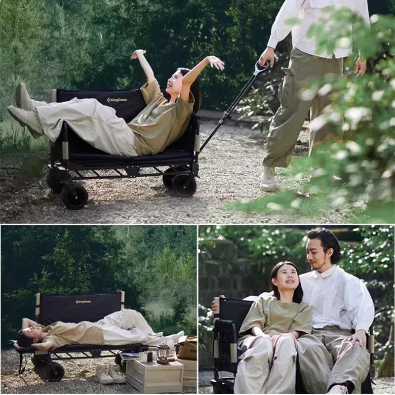 Car camping sofa handcart foldable storage outdoor children can lie down picnic campsite trailer Accessories